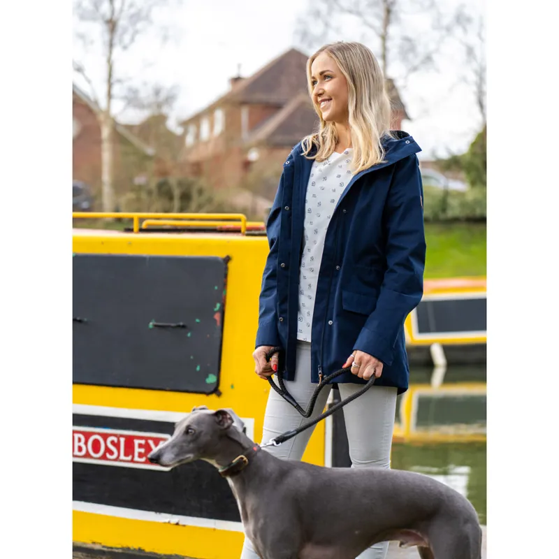 Toggi Shelter Ladies Long Waterproof Jacket - Navy-6