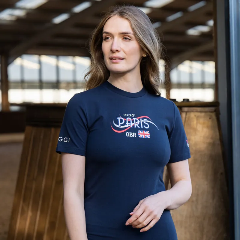Toggi GBR Versailles Ladies T-Shirt - Navy-3