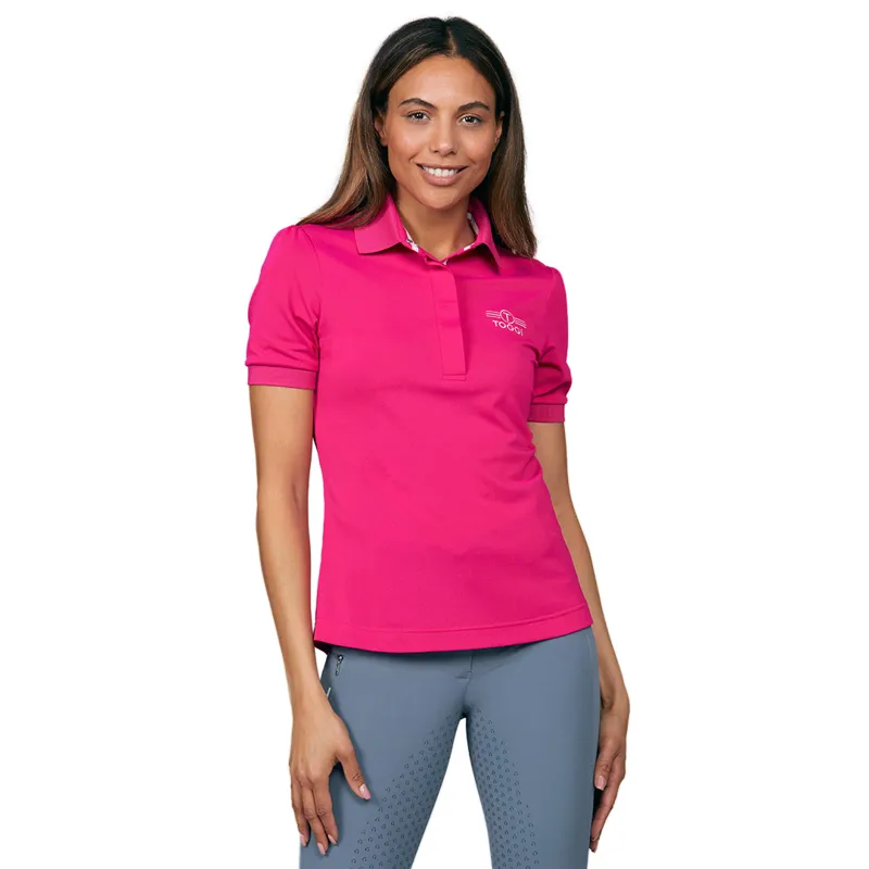 Toggi Zahra Short Sleeve Polo Shirt Bright Pink