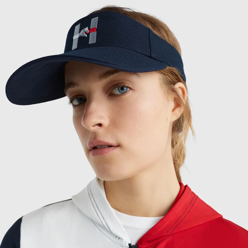 Tommy Hilfiger Horse Print Ladies Visor Cap - Desert Sky-2
