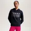 Tommy Hilfiger Paris Studded Logo Ladies Hoodie - Desert Sky