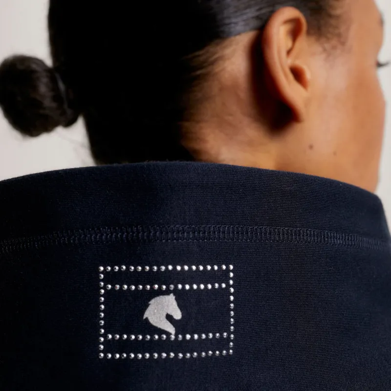 Tommy Hilfiger Paris Studded Logo Ladies Hoodie - Desert Sky-2