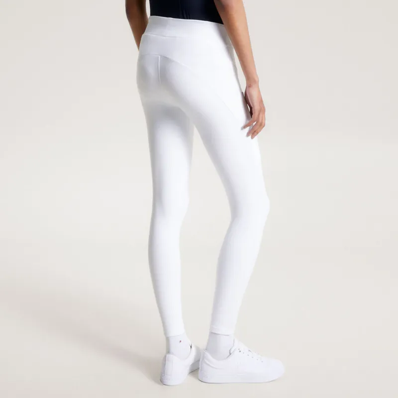 Tommy Hilfiger Elmira Full Grip Ladies Riding Tights - White-2