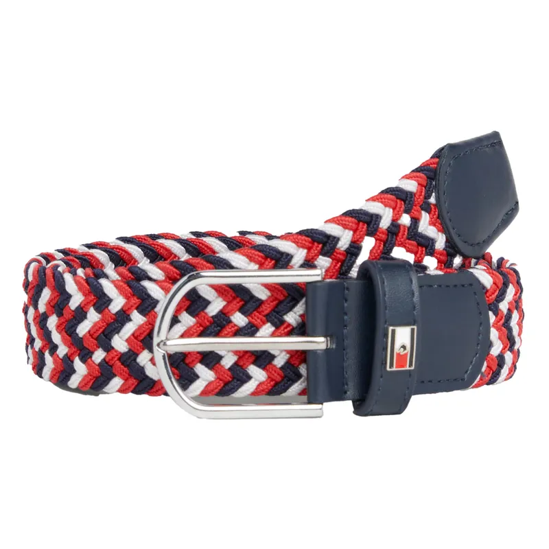 Tommy Hilfiger San Jose Stretch Braided Unisex Belt - Multi