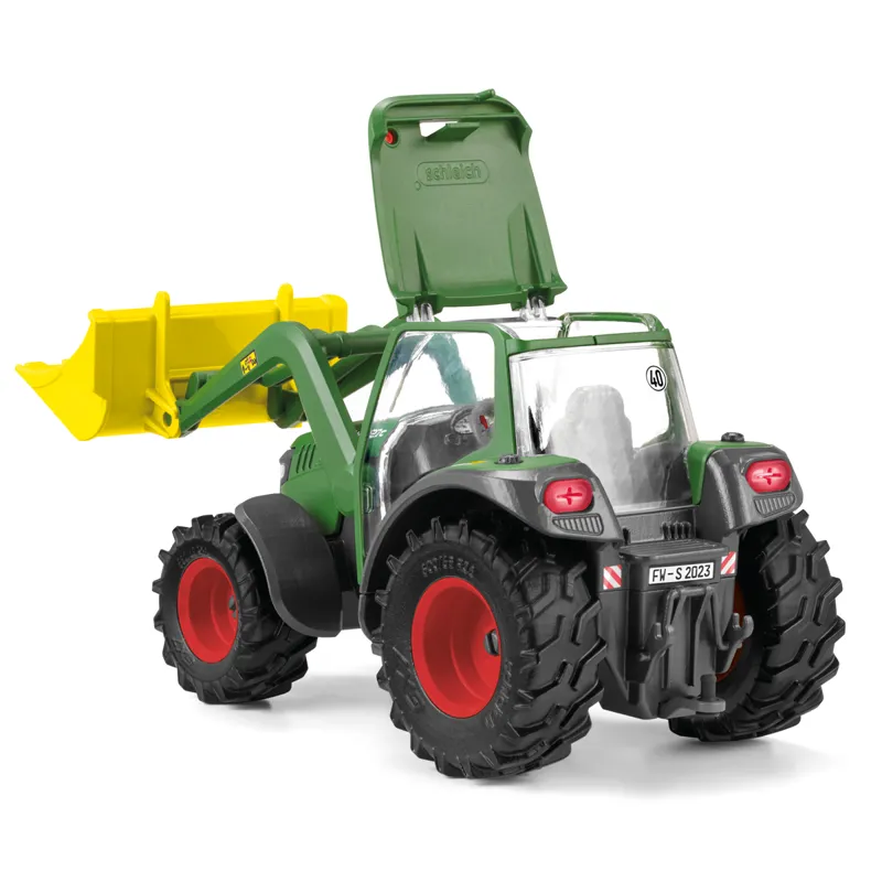 Schleich Tractor with Trailer Set-4