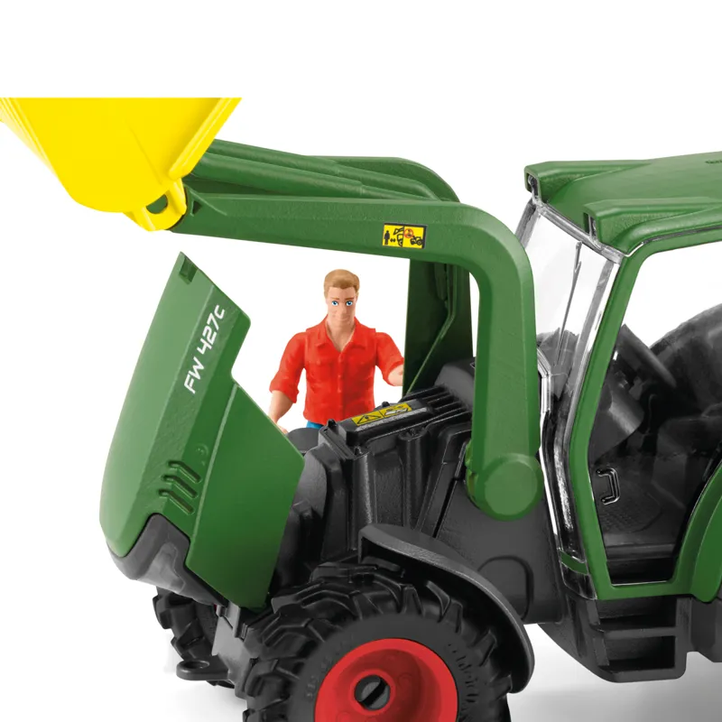 Schleich Tractor with Trailer Set-2