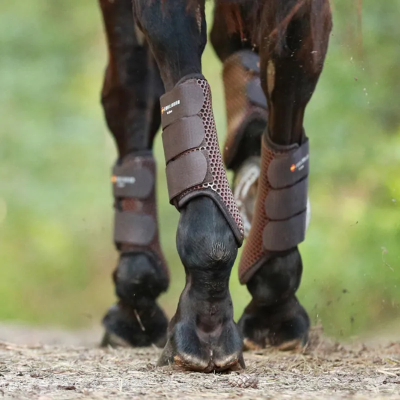 Equilibrium Tri-Zone Brushing Boots - Brown-2