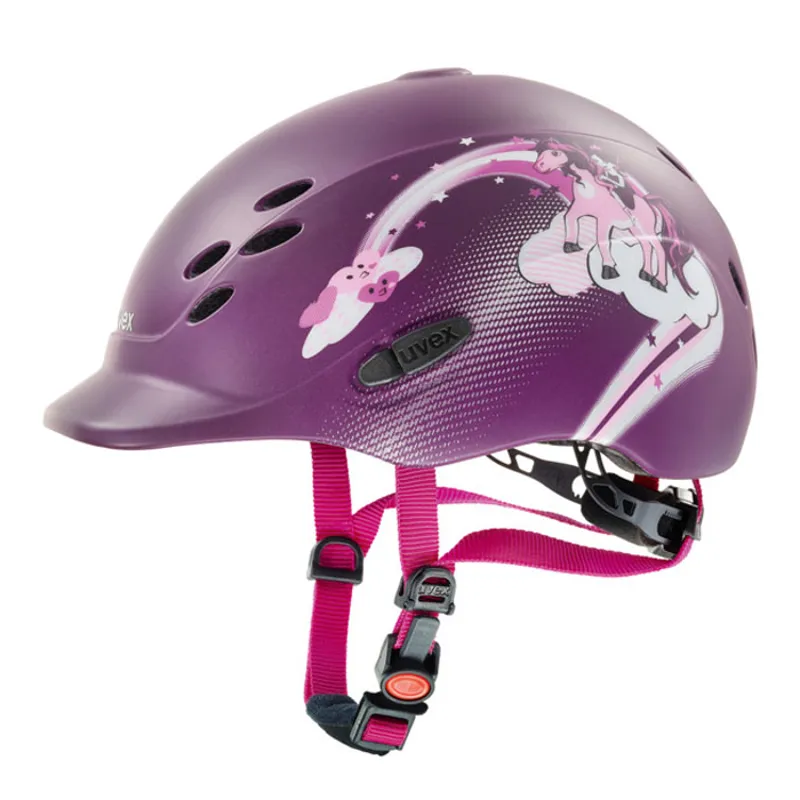 Uvex Onyxx Dekor Childs Riding Hat Princess Berry
