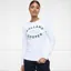 Holland Cooper Varsity Ladies Crew Pullover - White