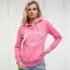 Holland Cooper Varsity Ladies Hoodie - Peony Pink