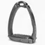 Tech Venice Dressage Sloped Safety Stirrups - Titanium/Titanium