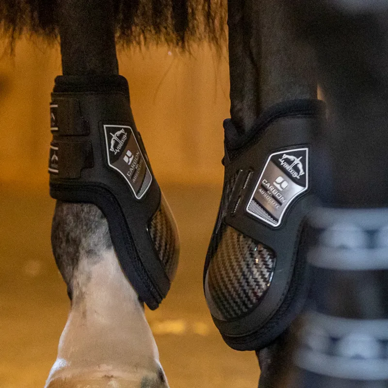 Veredus Carbon Gel Absolute Rear Fetlock Boots - Black-2