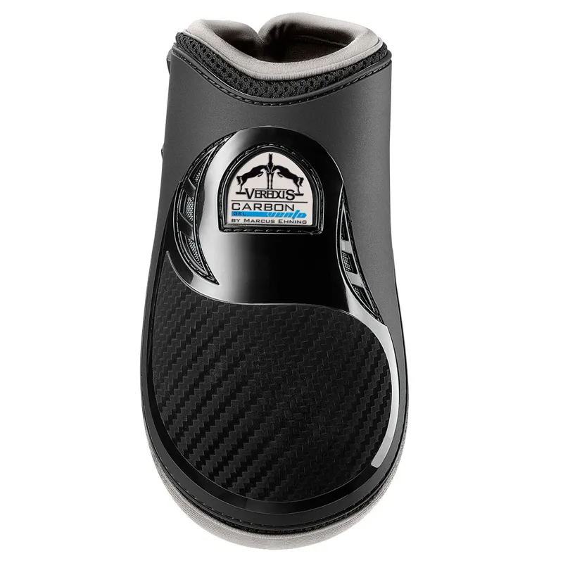 Veredus Nero Line Carbon Gel Vento Rear Fetlock Boots - Black/Ivory Pre-Order
