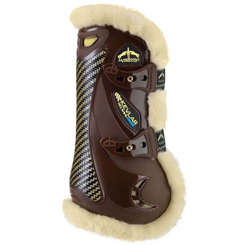 Veredus Kevlar Vento Save The Sheep Front Tendon Boots - Brown