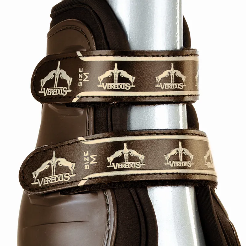 Veredus Pro Jump Replacement Velcro Fetlock Straps 4 Pack - Brown-1