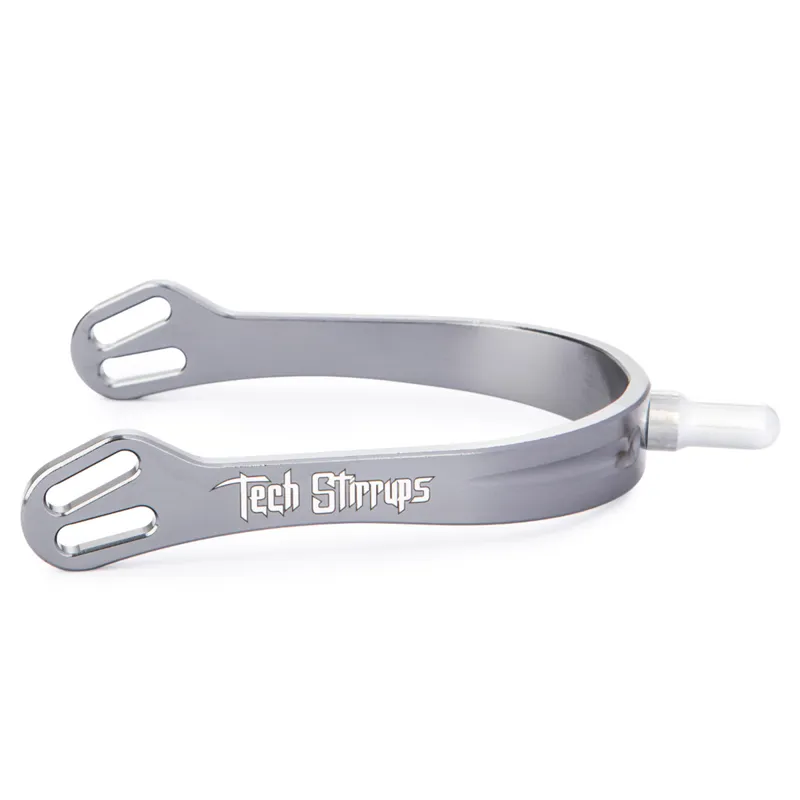 Tech Stirrups Verona Long Spurs - Titanium