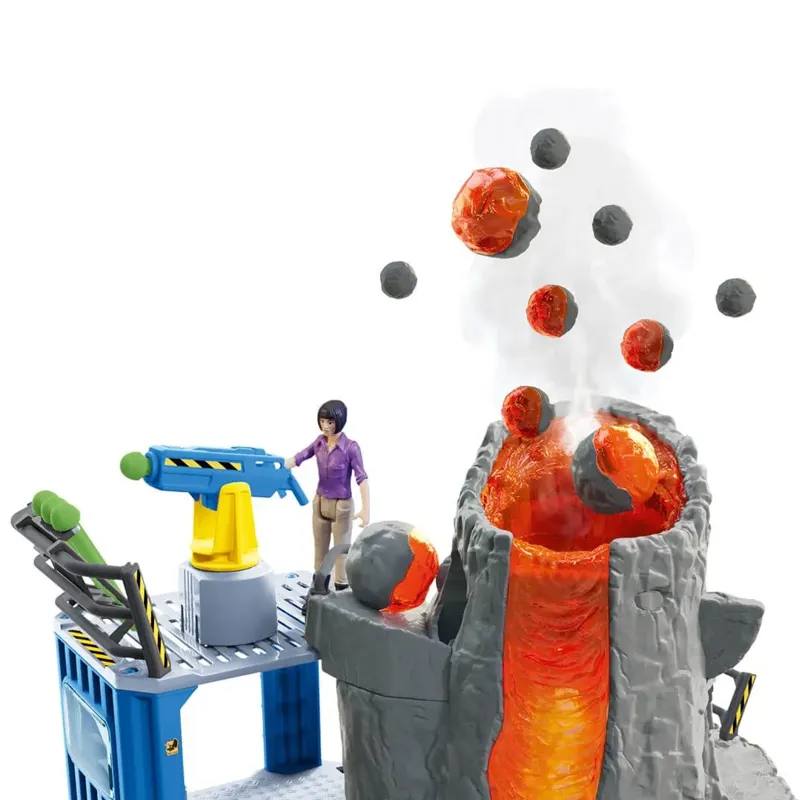 Schleich Volcano Expedition Base Camp Toy Set-5