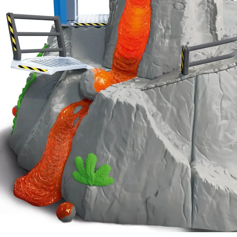 Schleich Volcano Expedition Base Camp Toy Set-3