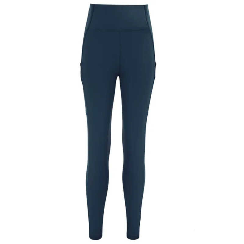 Woof Wear Original Full Grip Ladies Riding Tights - Petrol Blue-1