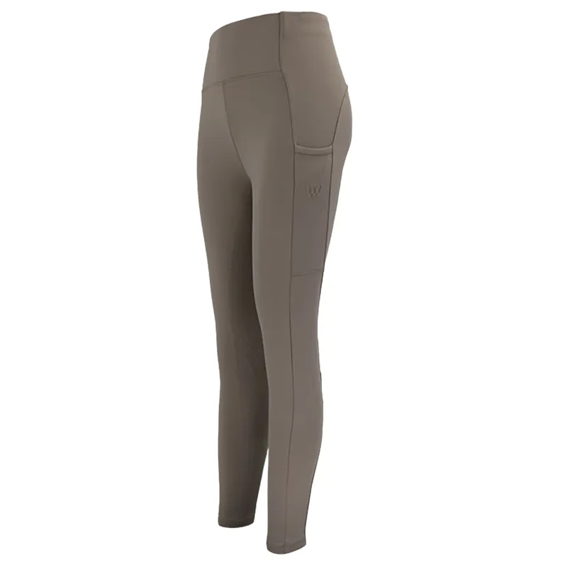 Woof Wear Original Full Grip Ladies Riding Tights - Stone-2