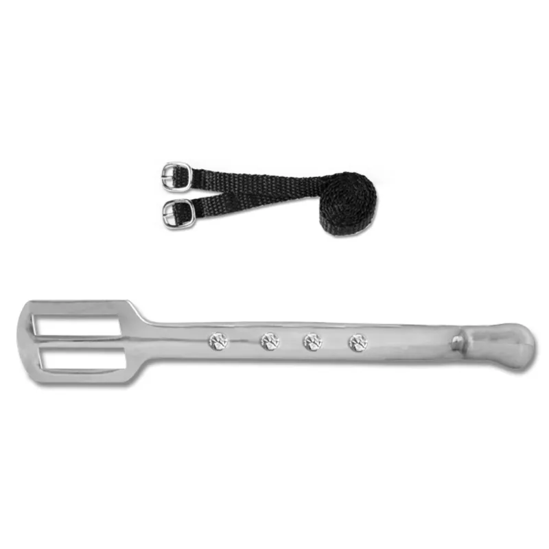 Waldhausen Crystal Ladies Spurs with Strap - White-1