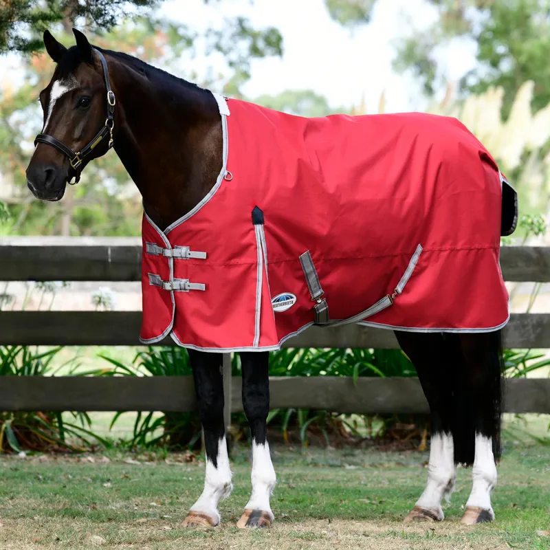 WeatherBeeta ComFiTec Classic 50g Standard Neck Turnout Rug - Red