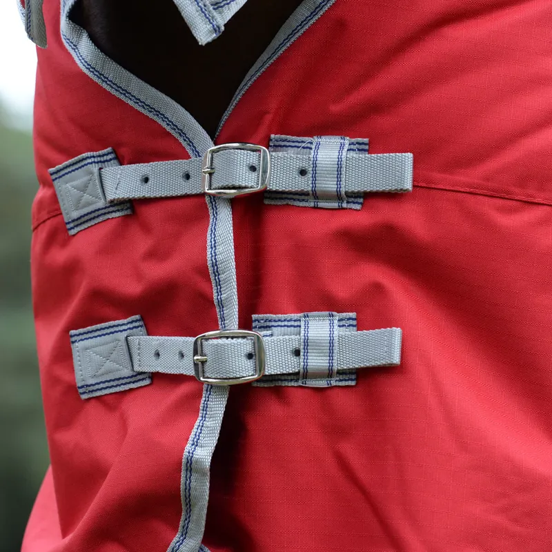 WeatherBeeta ComFiTec Classic 50g Standard Neck Turnout Rug - Red-2