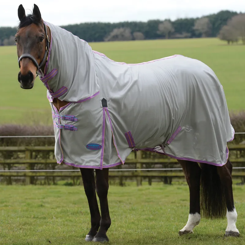 WeatherBeeta ComFiTec Essential Mesh II Combo Fly Rug Silver