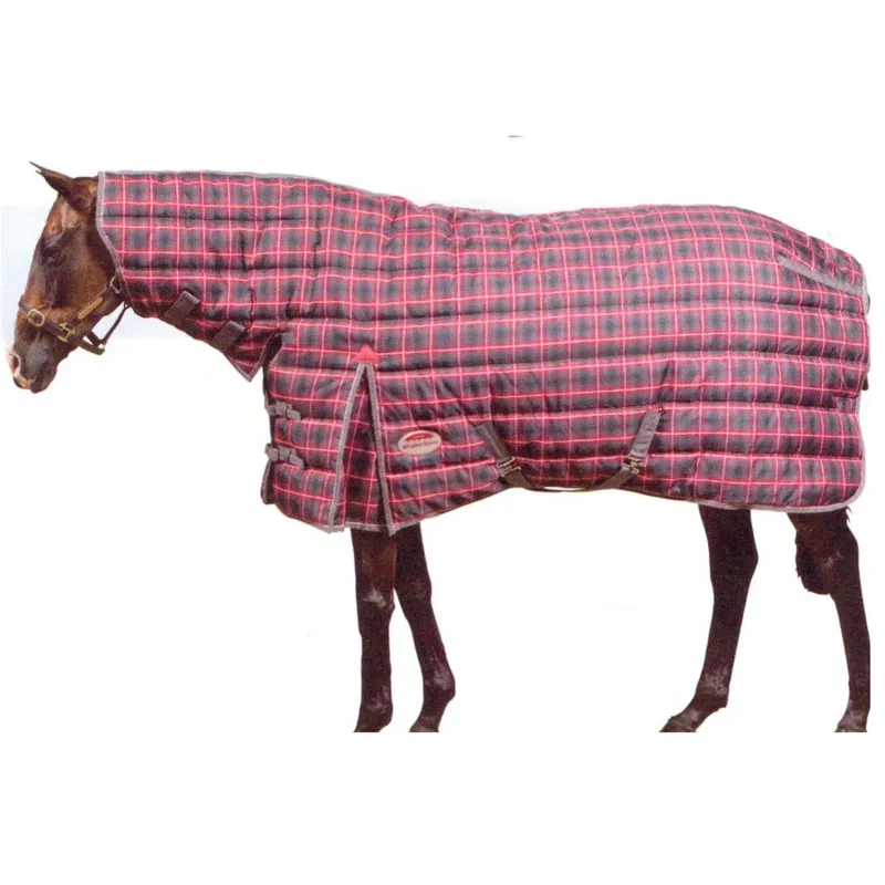Weatherbeeta Belmont Heavy Combo Stable Rug 360g Crimson Plaid