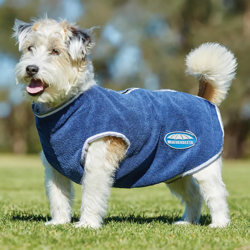 WeatherBeeta CoziDri Fleece Dog Coat Blue/Grey