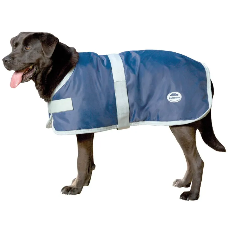 Weatherbeeta Kennel Dog Coat Navy/Silver
