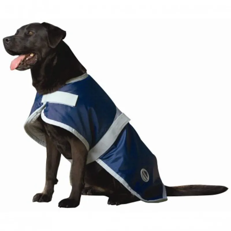 Weatherbeeta Kennel Dog Coat Navy/Silver