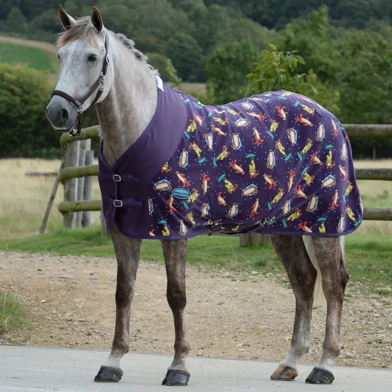 WeatherBeeta Fleece Cooler Standard Neck Rug Otter Print