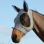 WeatherBeeta Stretch Bug Eye Saver with Ears Fly Mask - Grey/Black