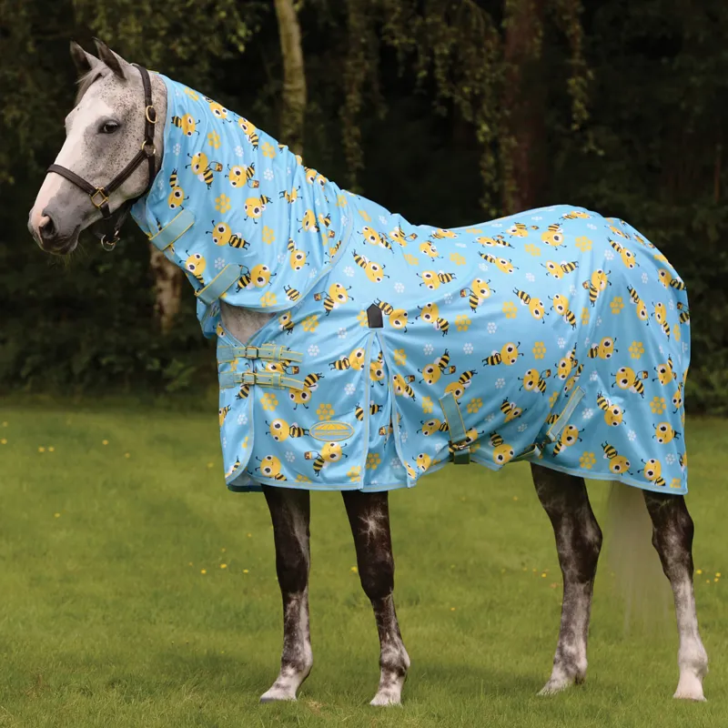 WeatherBeeta ComFiTec Essential Mesh II Combo Fly Rug Bee Print