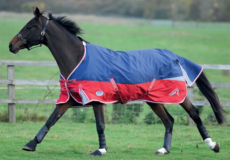 Weatherbeeta Freestyle 600D Lite Standard Turnout - Navy/Red/White-1