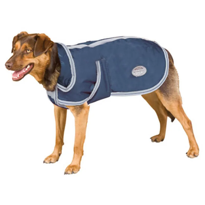 Weatherbeeta Landa Deluxe Dog Coat 1st Edition Navy/Silver