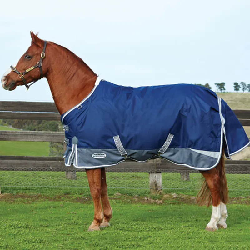 Weatherbeeta Freestyle 1200D Standard Neck Lite Rug - Navy/Grey/White
