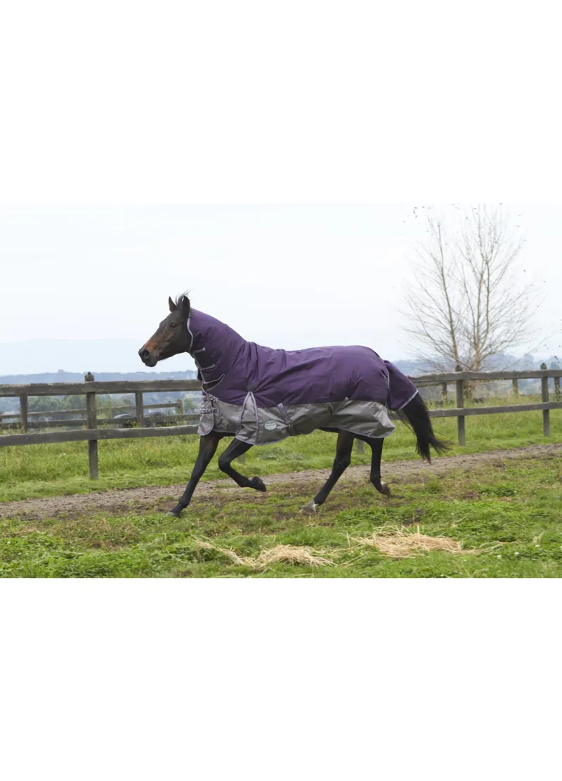 Weatherbeeta Taka Original Heavy Fixed Neck Combo Turnout Rug Purple