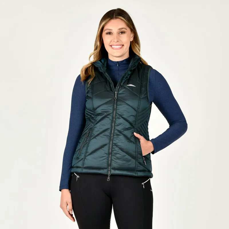 WeatherBeeta Presley Ladies Puffer Vest Gilet - Pine