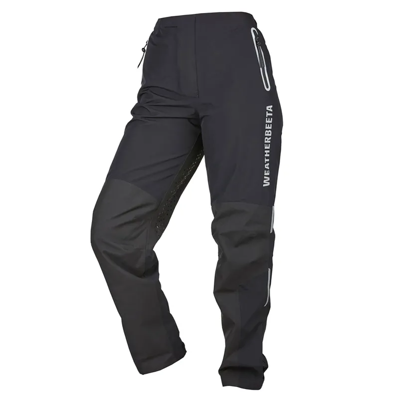 WeatherBeeta Rayne Knee Grip Ladies Waterproof Overtrousers Black