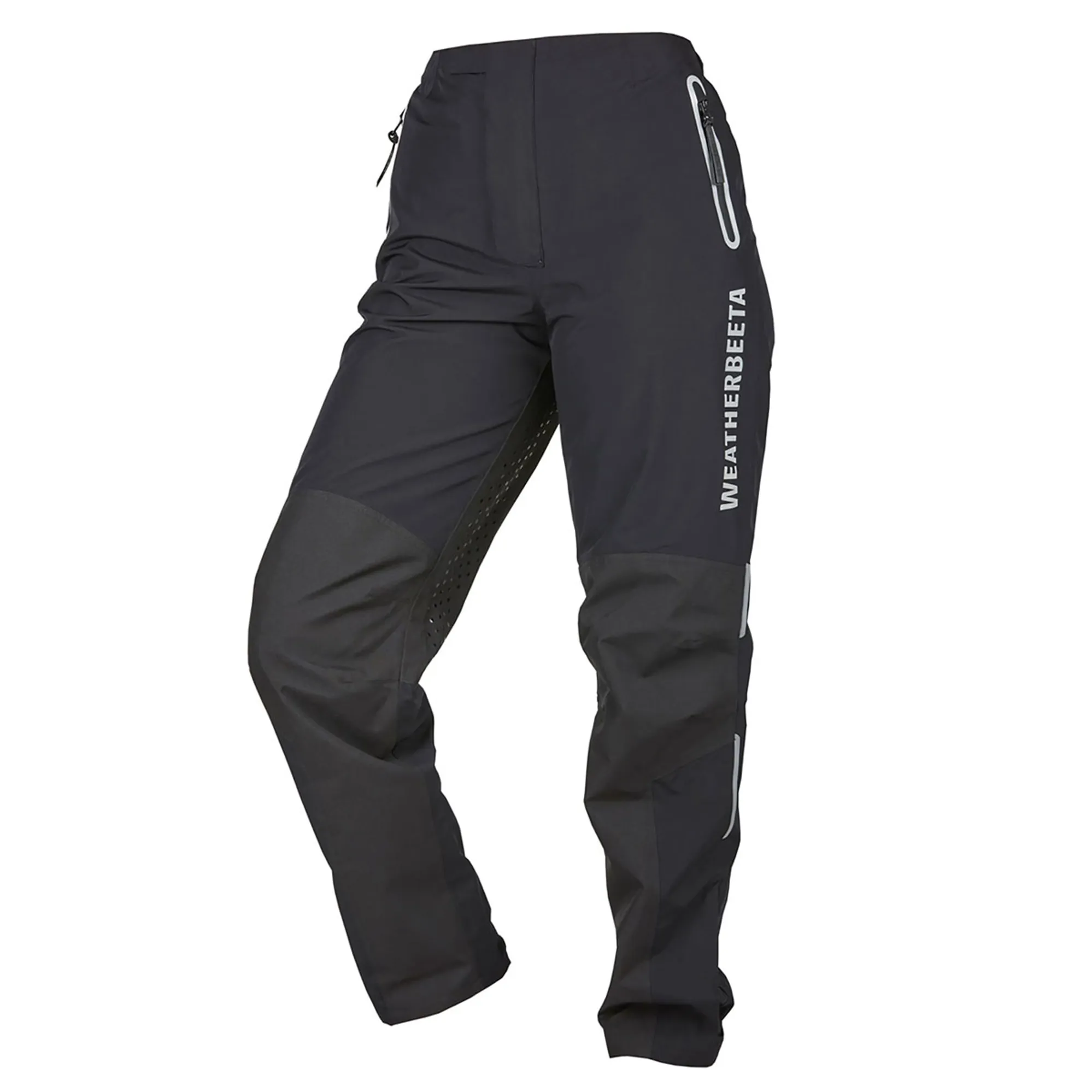 WeatherBeeta Rayne Knee Grip Womens Waterproof Overtrousers Black