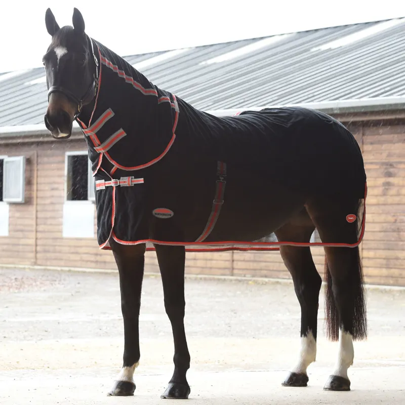 WeatherBeeta Therapy-Tec Wick Dri Combo Neck Cooler Rug - Black/Red