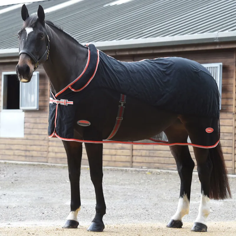 WeatherBeeta Therapy-Tec Wick Dri Combo Neck Cooler Rug - Black/Red-1