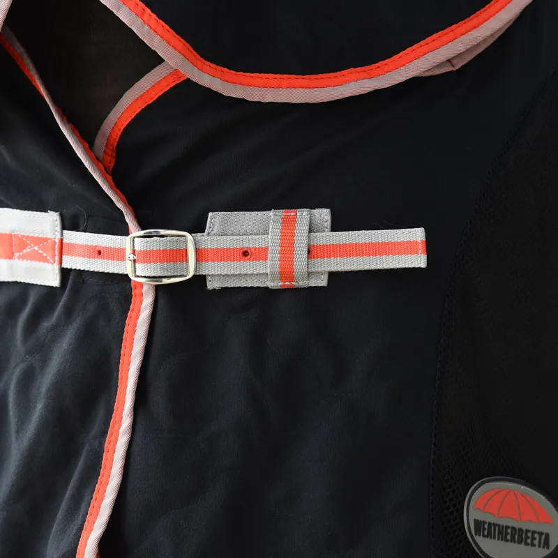 WeatherBeeta Therapy-Tec Wick Dri Combo Neck Cooler Rug - Black/Red-2