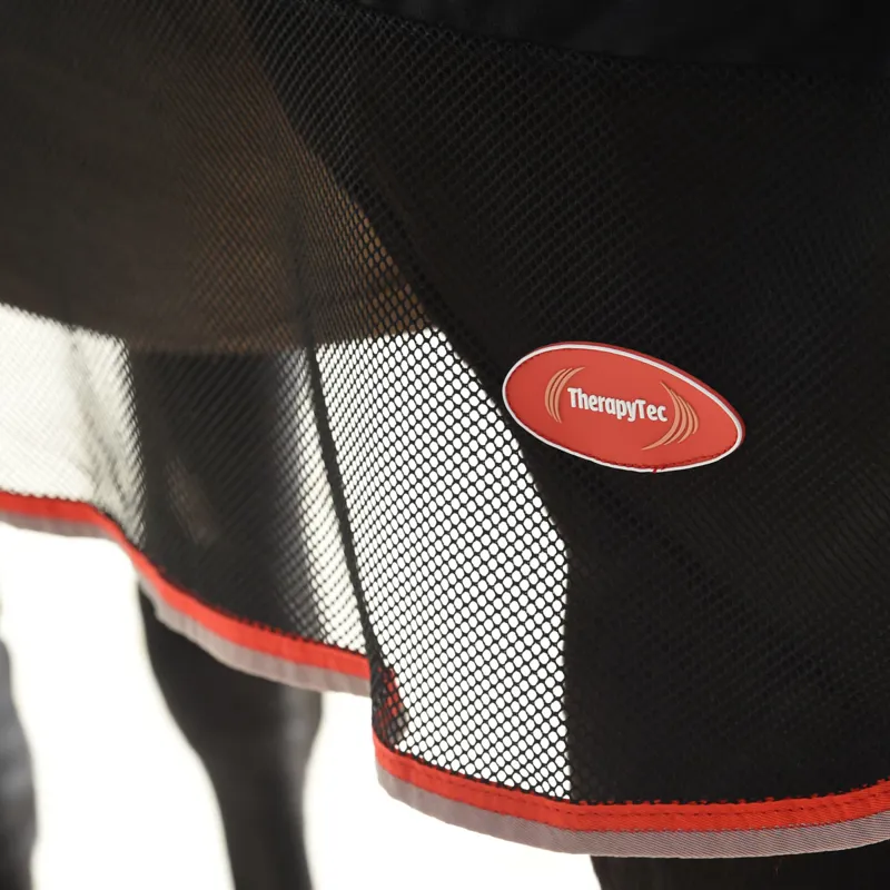 WeatherBeeta Therapy-Tec Wick Dri Combo Neck Cooler Rug - Black/Red-3