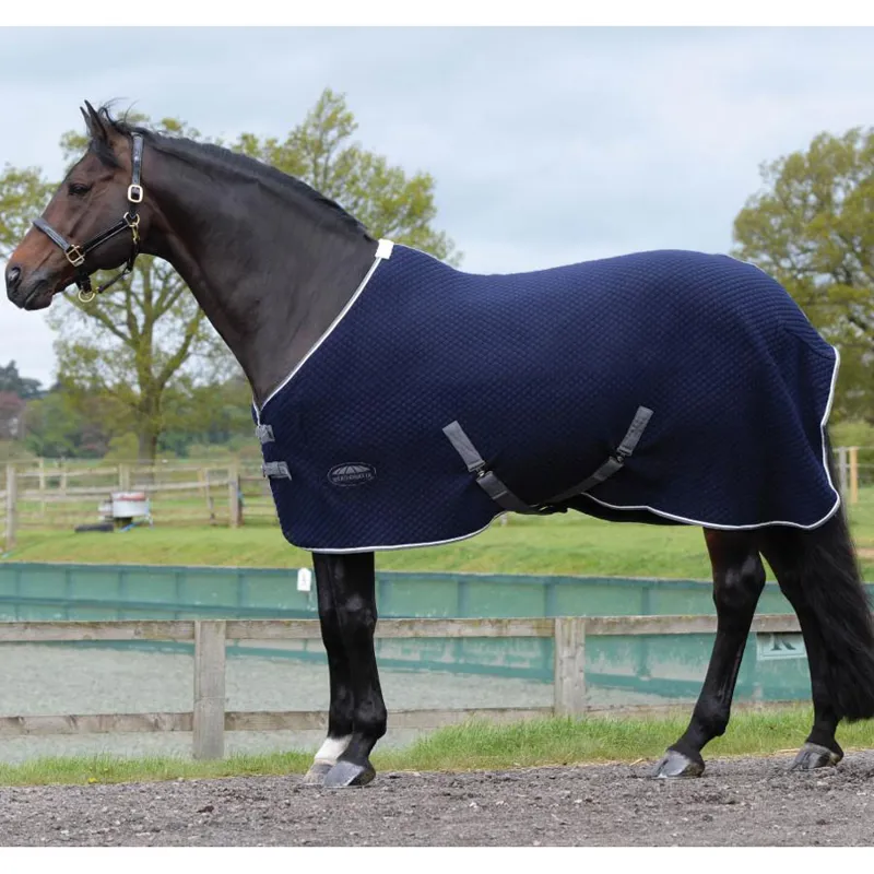 Weatherbeeta Thermic Quilt Cooler Standard Neck - Navy/Grey/White