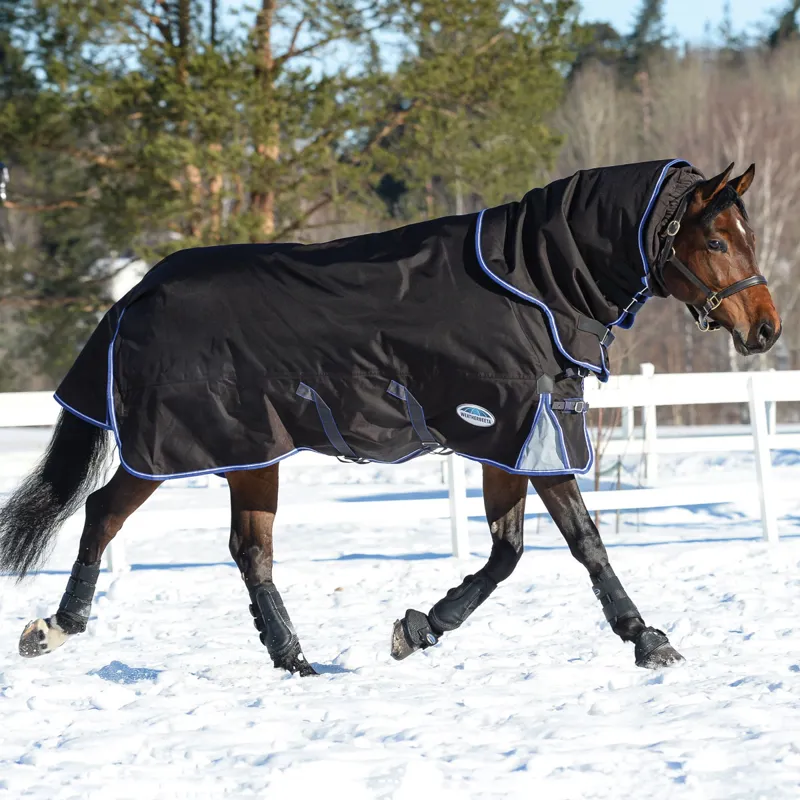 WeatherBeeta ComFiTec Ultra Cozi Detach-A-Neck 360g Turnout - Charcoal