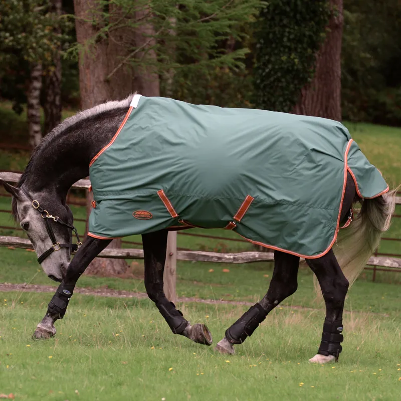 WeatherBeeta ComFiTec Tyro 200g Standard Neck Turnout Rug - Green-1