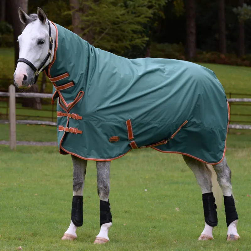 WeatherBeeta ComFiTec Tyro 50g Combo Neck Turnout Rug - Green